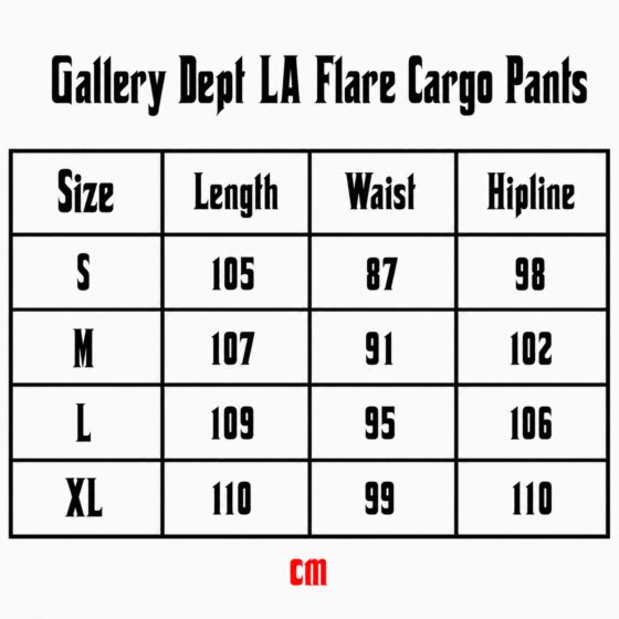 Gallery Dept LA Flare Cargo Pants - Desert Camo