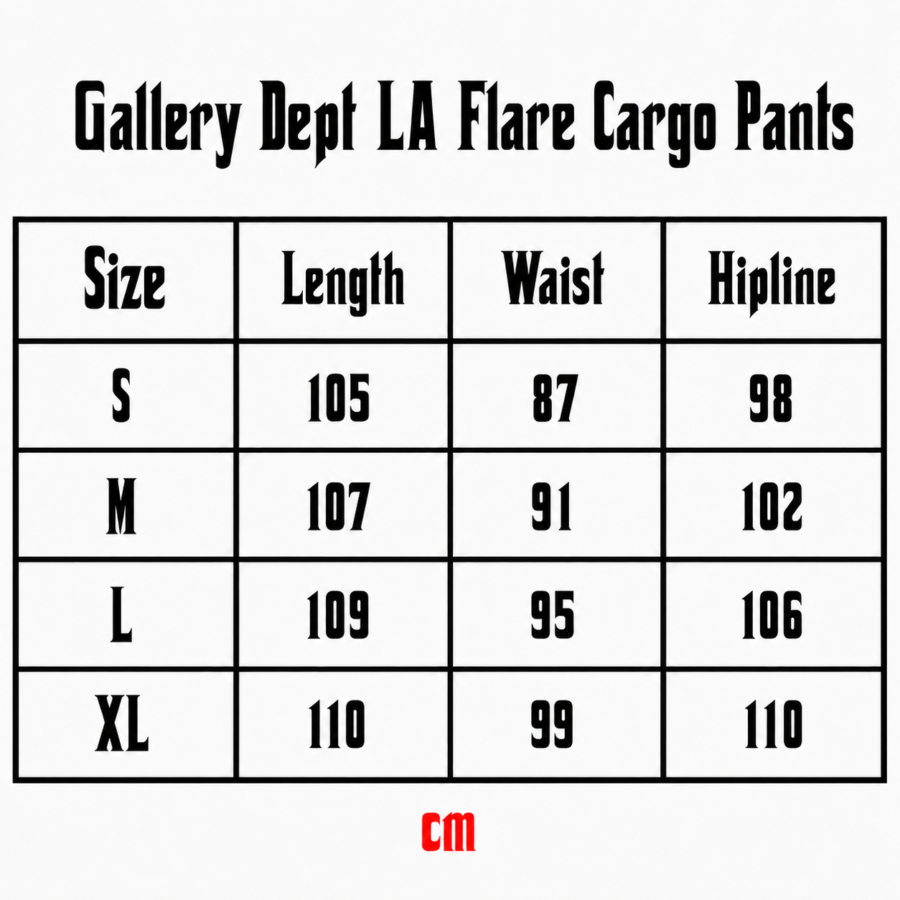 Gallery Dept LA Flare Cargo Pants - Desert Camo