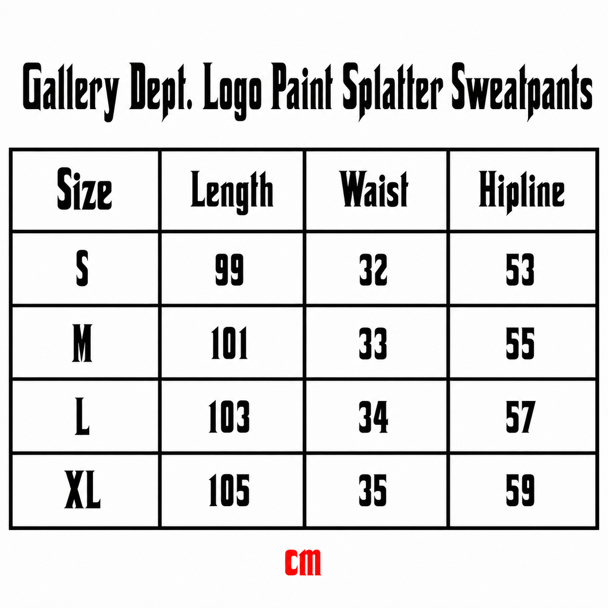 Gallery Dept. Painted Flare Sweat Pants - Navy