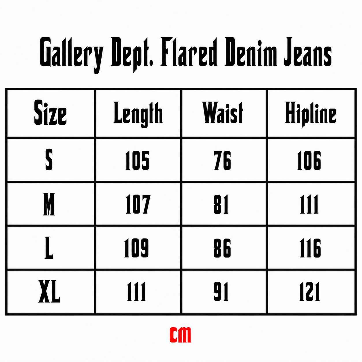 Gallery Dept. Split Flare Denim Jeans – Grey
