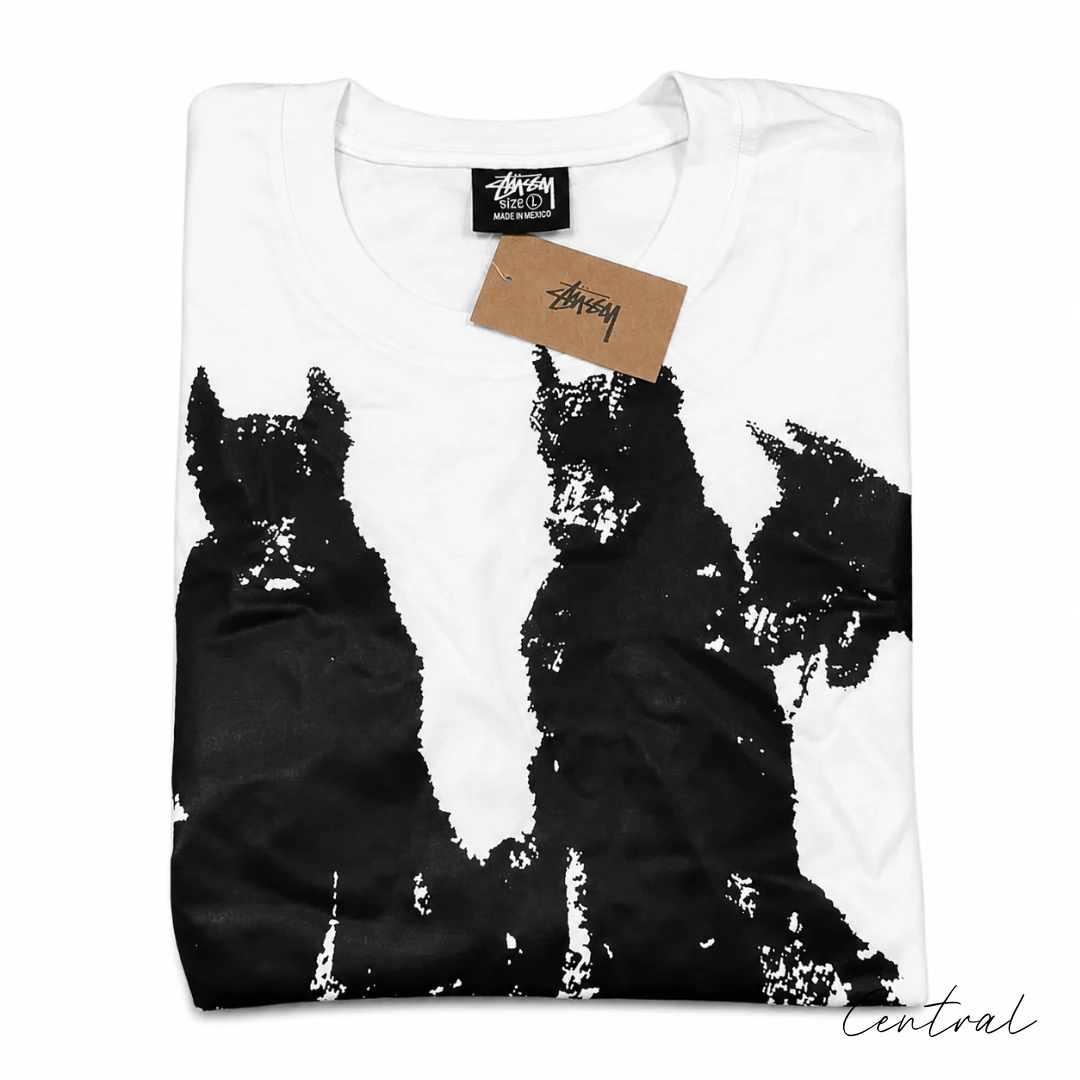 Stussy Four Dogs T-Shirt - White