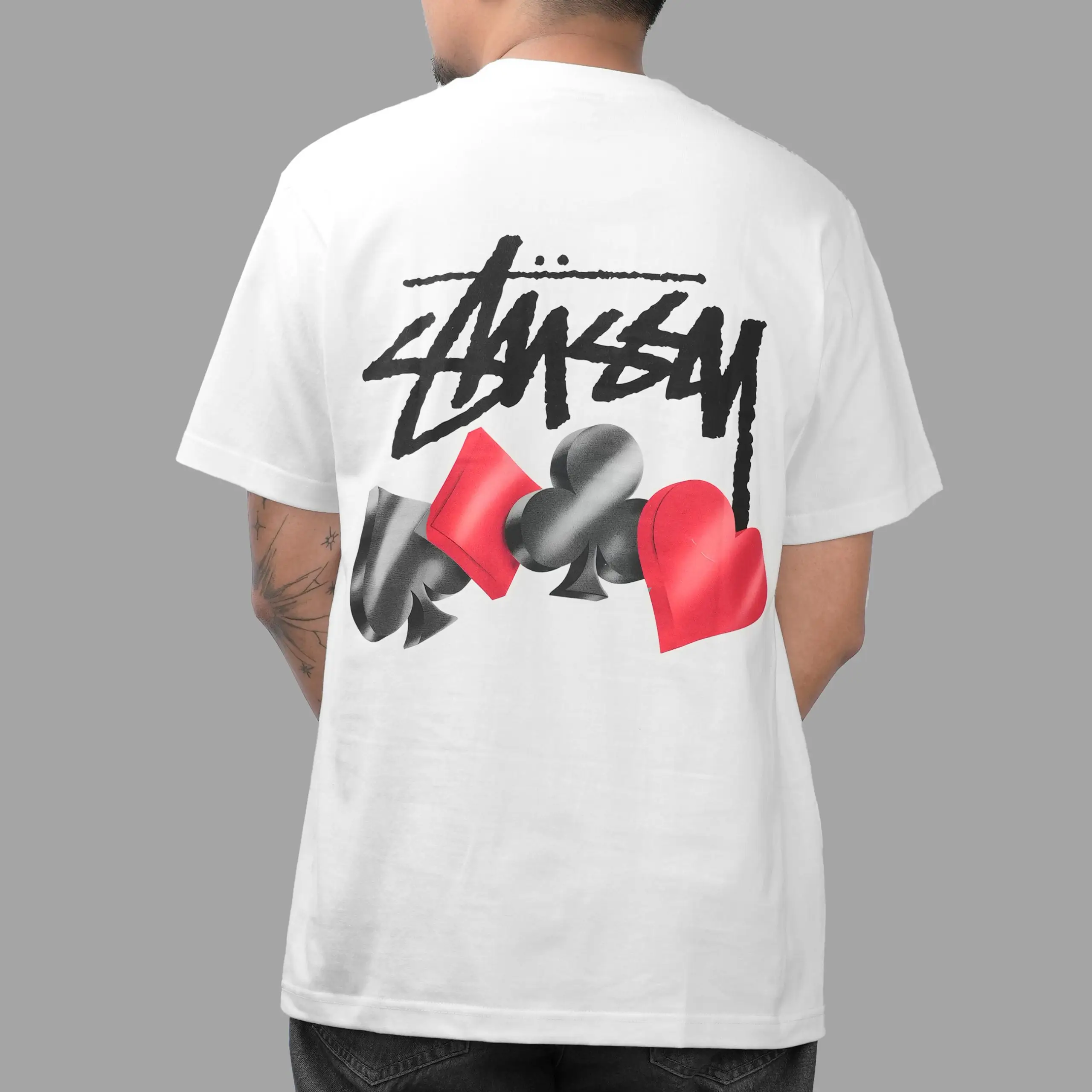 Stussy Four Little Flowers T-Shirt - White