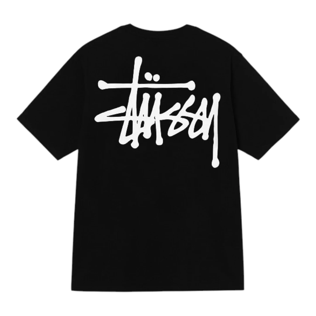 Stussy Basic Style T-Shirt - Black