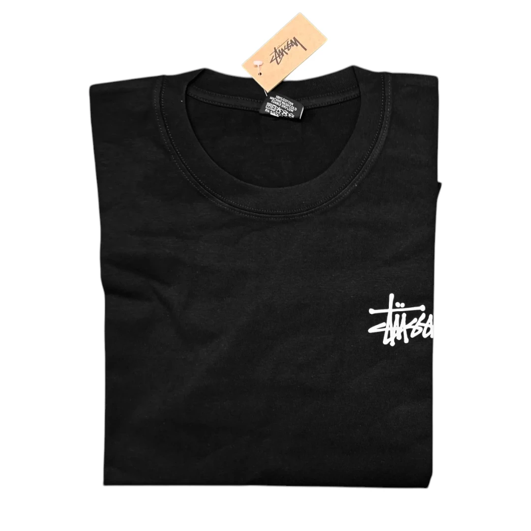 Stussy Basic Style T-Shirt - Black