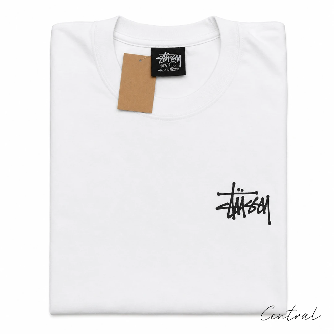 Stussy Basic Style T-Shirt - White