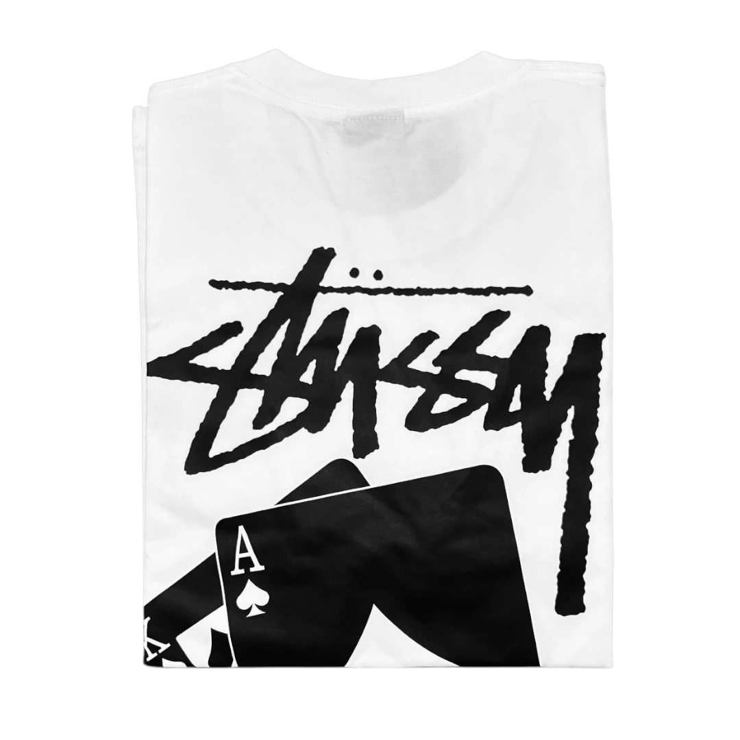 Stussy New Playing Cards T-Shirt - White
