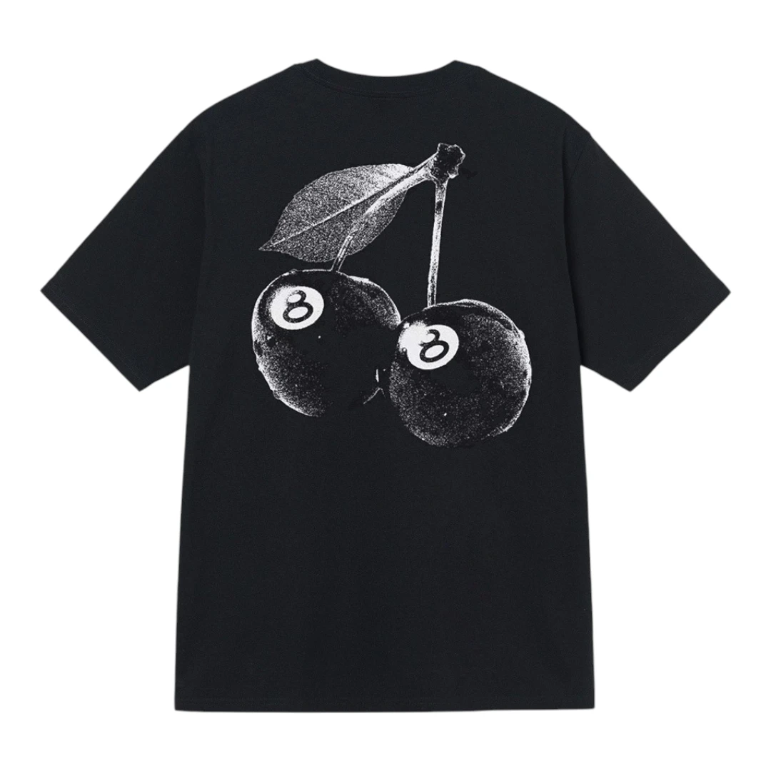 Stussy Cherry T-Shirt - Black