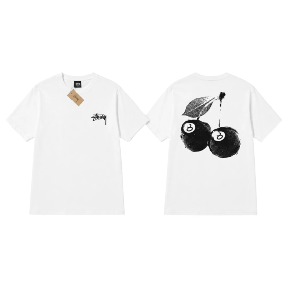 Stussy Cherry T-Shirt - White