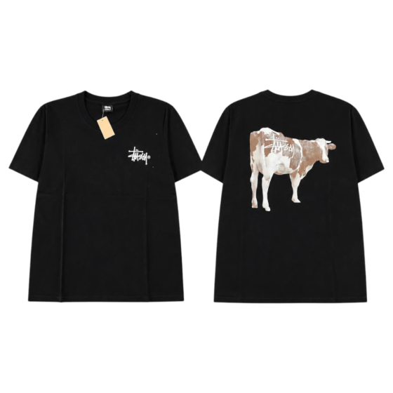 Stussy Cow T-Shirt - Black