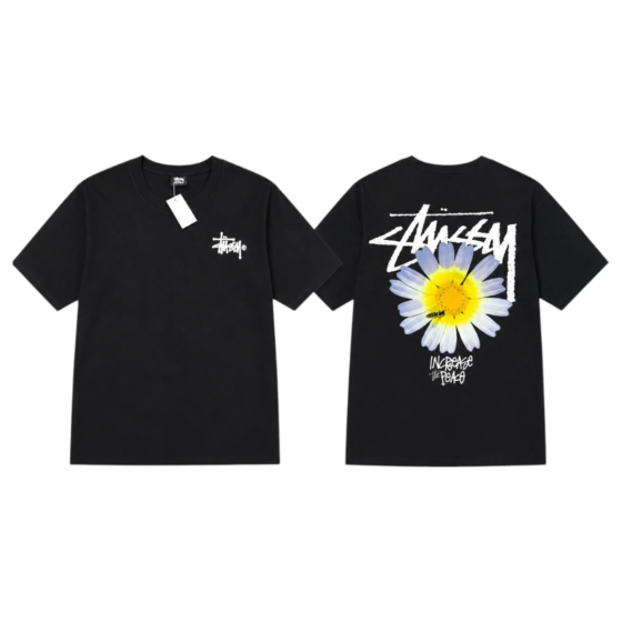 Stussy Daisy T-Shirt - Black
