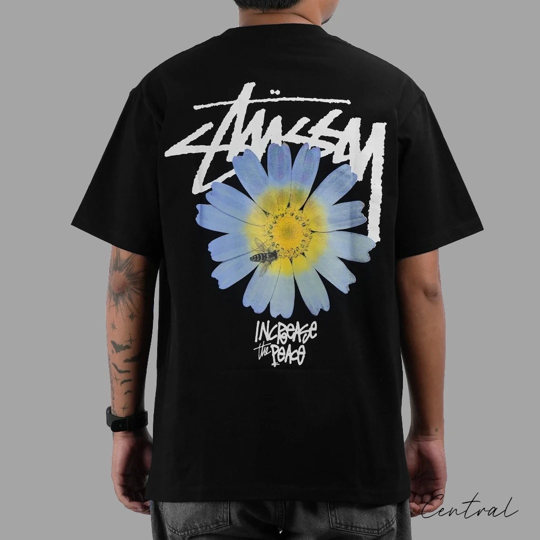 Stussy Daisy T-Shirt - Black