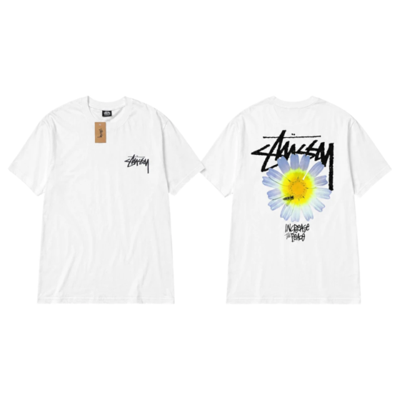Stussy Daisy T-Shirt - White