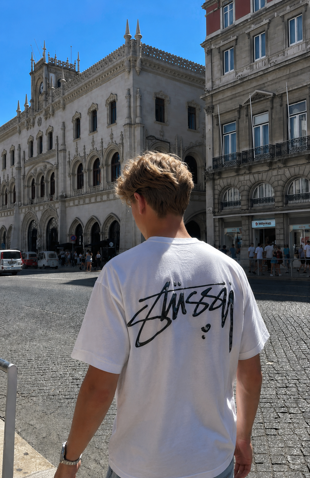 Stussy Metal T-Shirt - White