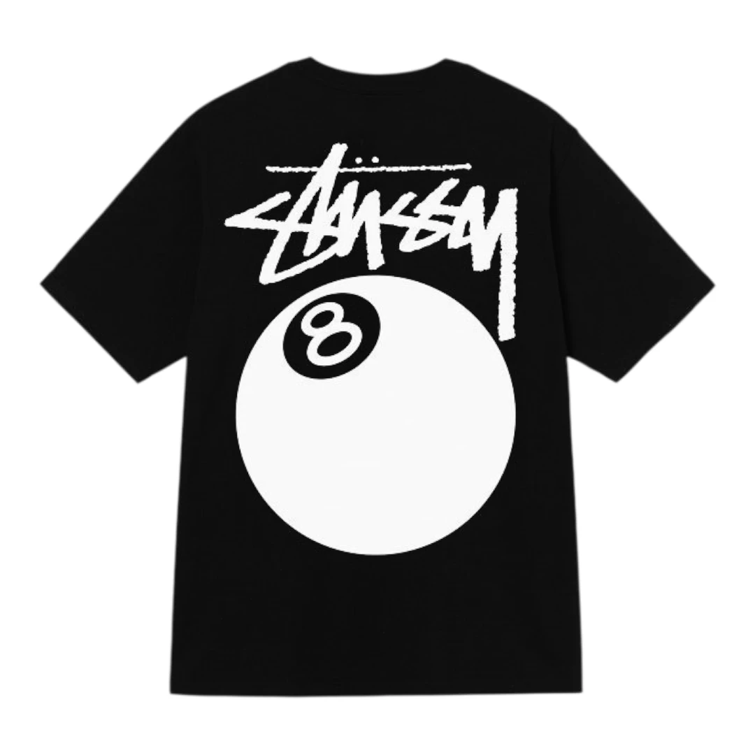 Stussy Pool T-Shirt - Black