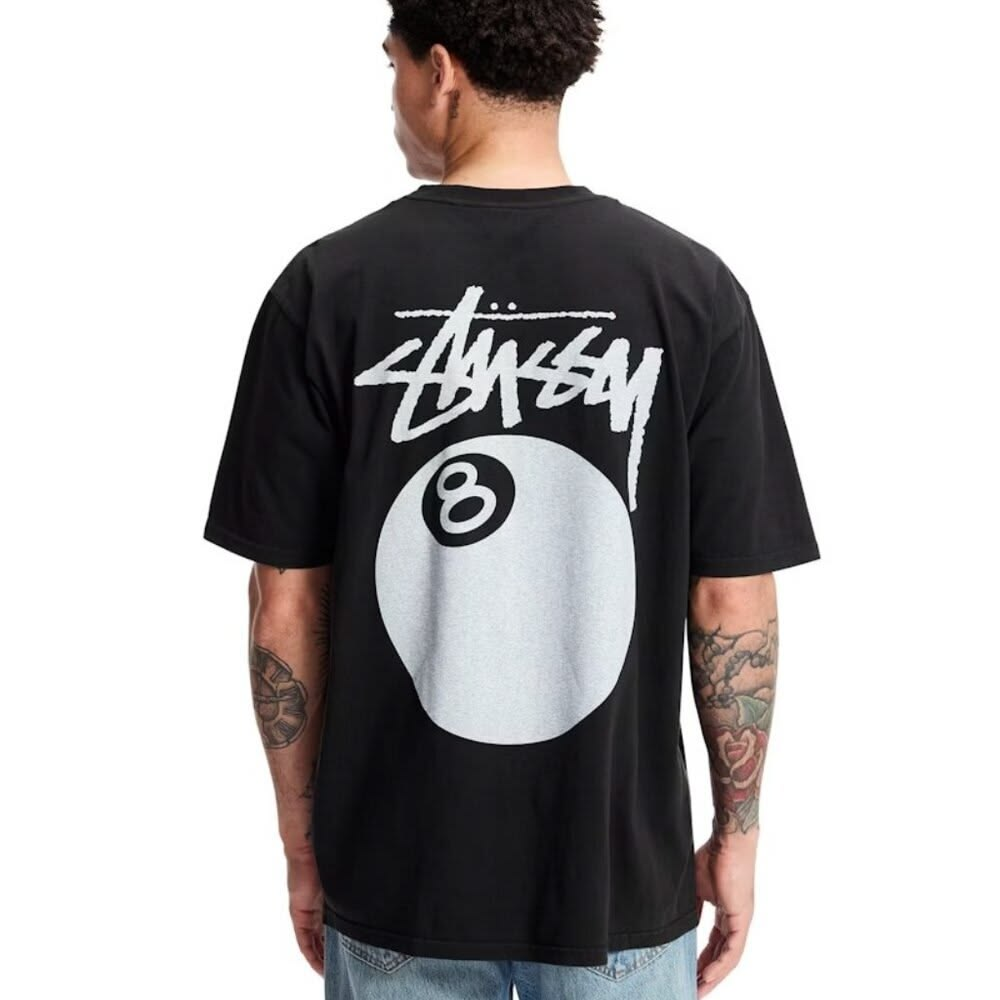 Stussy Pool T-Shirt - Black