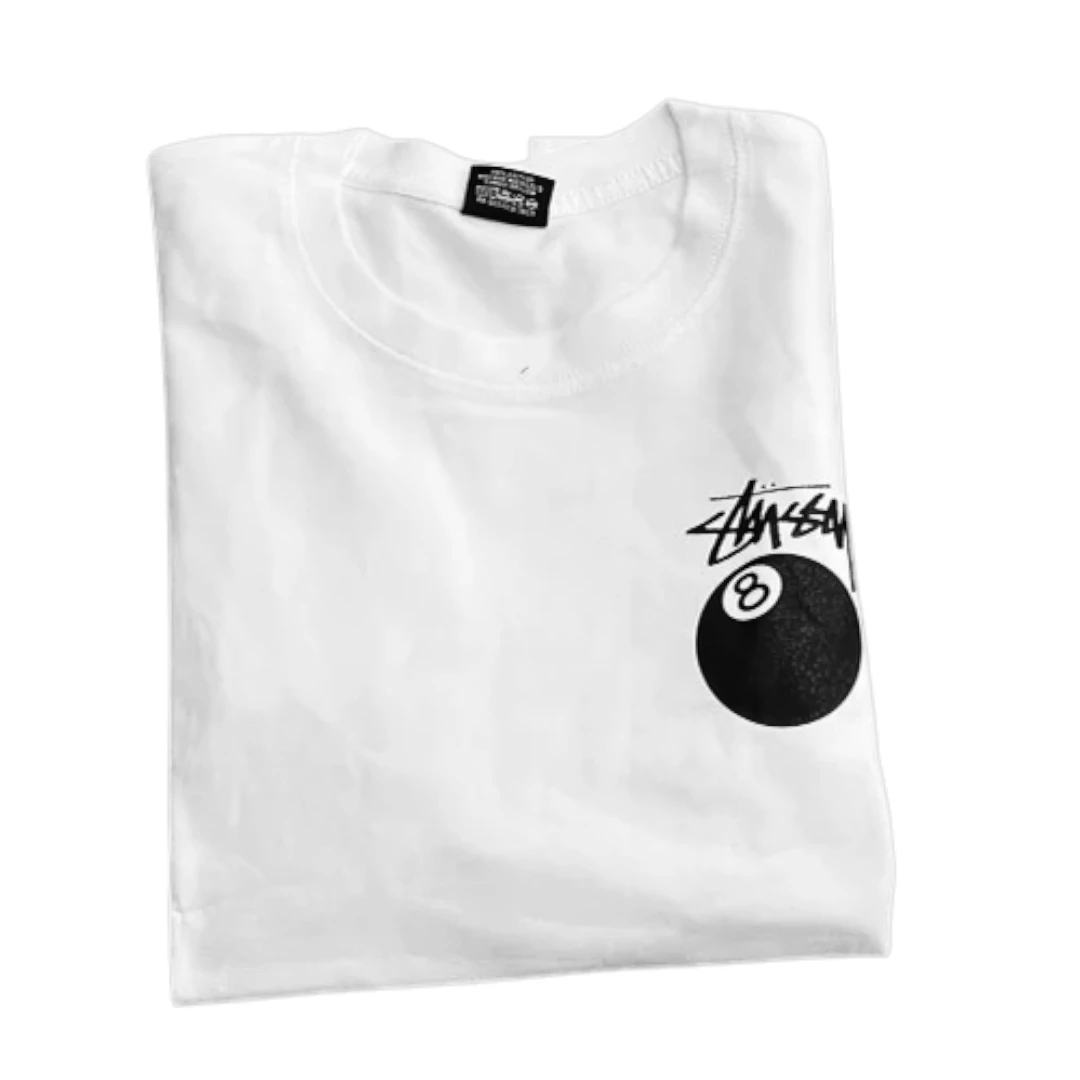 Stussy Pool Ball T-Shirt - White