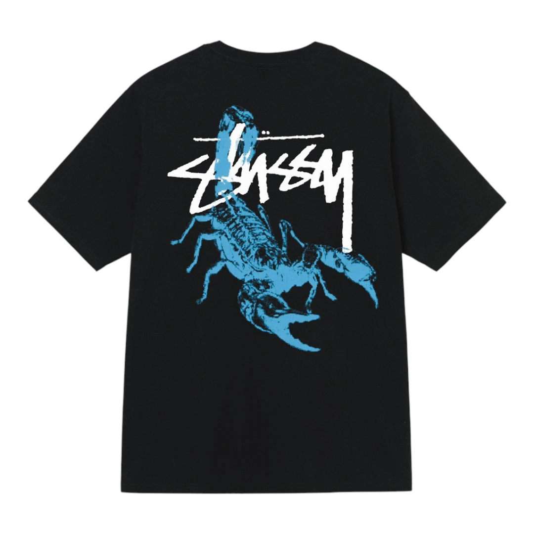 Stussy Scorpion T-Shirt - Black
