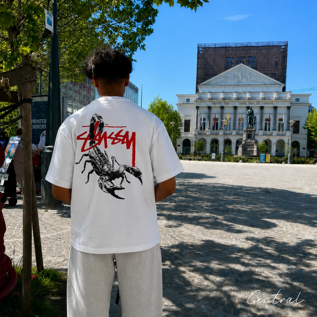 Stussy Scorpion T-Shirt - White