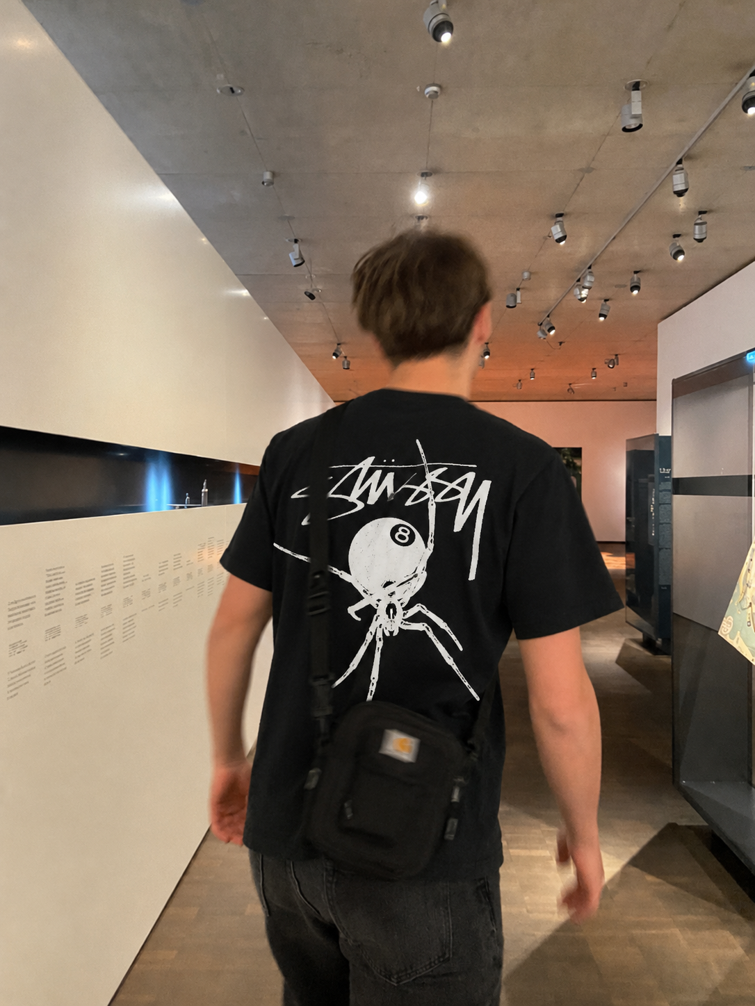 Stussy Spider Ball T-Shirt - Black