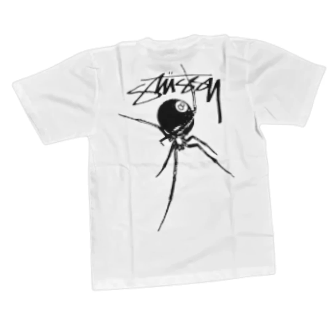 Stussy Spider Ball T-Shirt - White