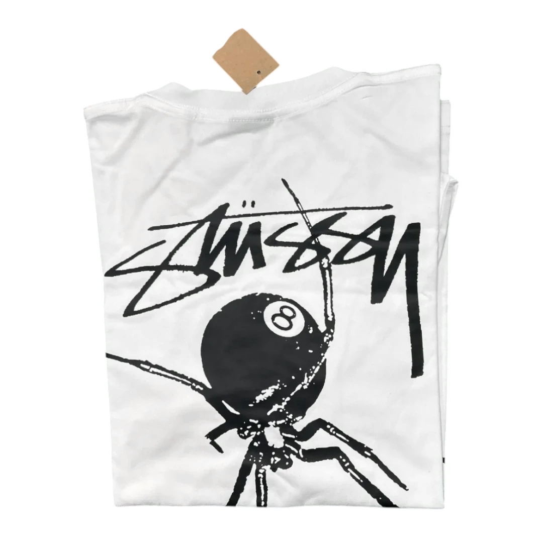 Stussy Spider Ball T-Shirt - White
