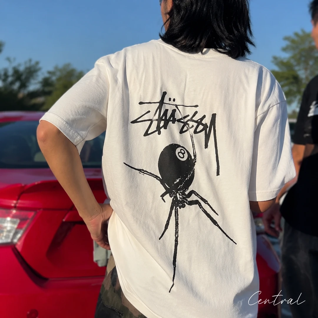 Stussy Spider Ball T-Shirt - White