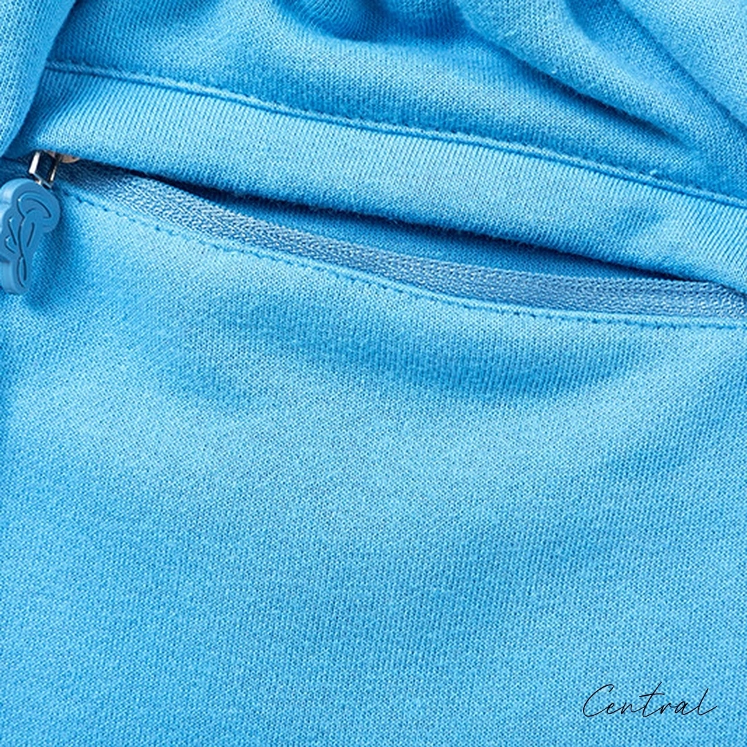 Syna World Drill T-Shirt & Shorts Set - Blue