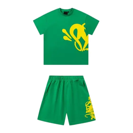 Syna World Drill T-Shirt & Shorts Set - Green