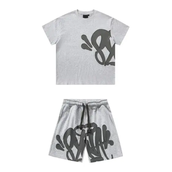 Syna World Drill T-Shirt & Shorts Set - Grey