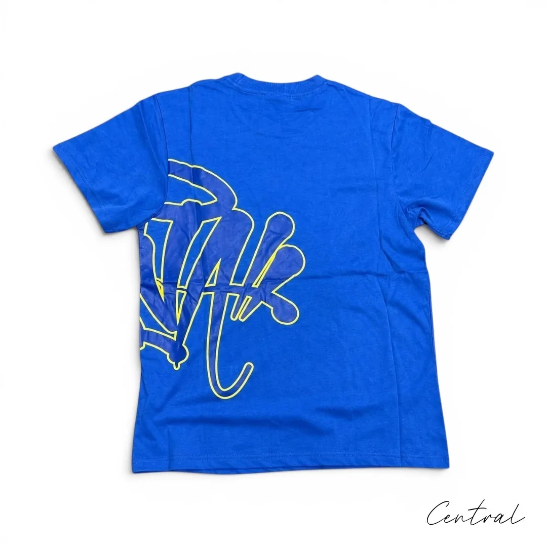 Syna World Drill T-Shirt & Shorts Set - Multicolor Blue
