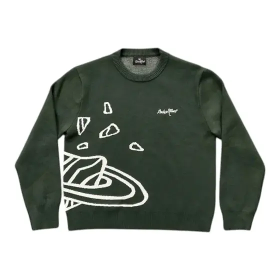 Broken Planet Market Knit Sweater - Green