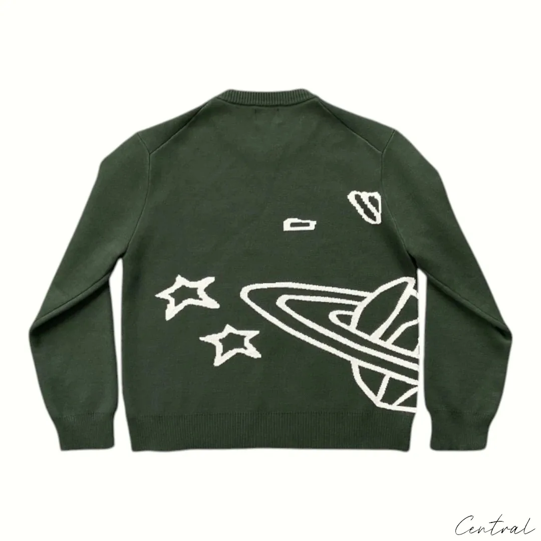 Broken Planet Market Knit Sweater - Green