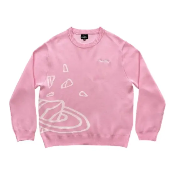Broken Planet Market Knit Sweater - Pink