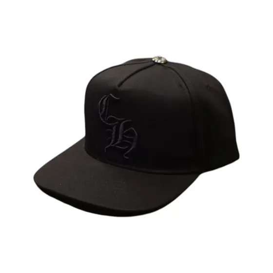 Chrome Hearts Logo Snapback - Black