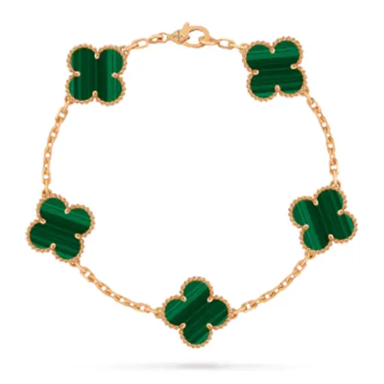 Van cleef Bracelet - Rose gold malachite