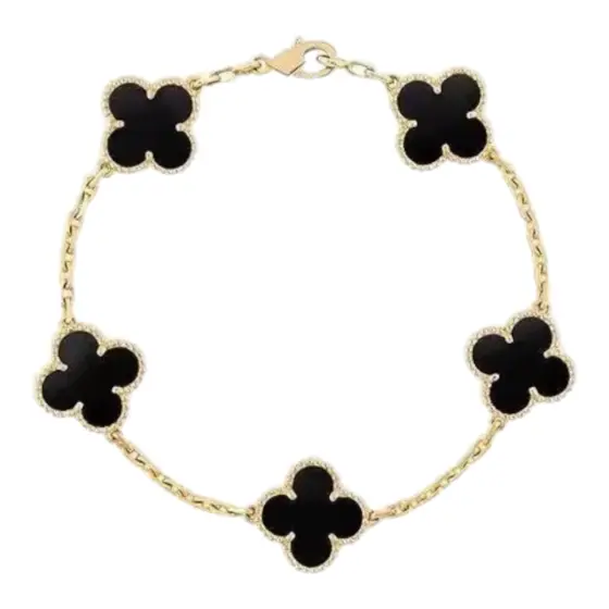 Van cleef Bracelet - Golden Black