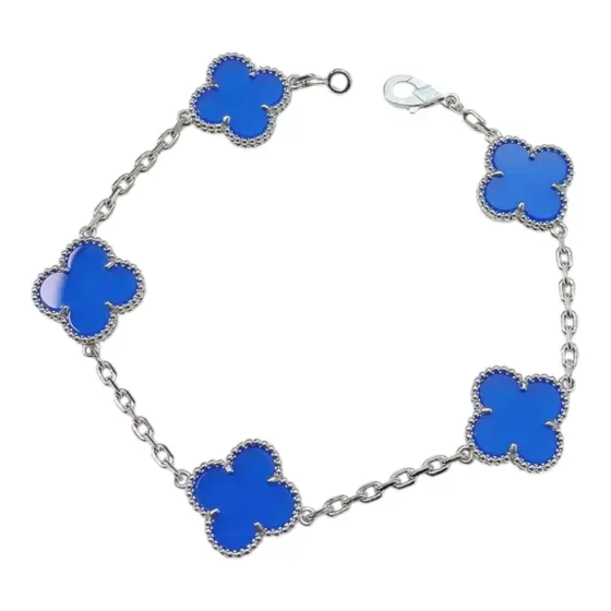 Van cleef Bracelet - White gold blue agate