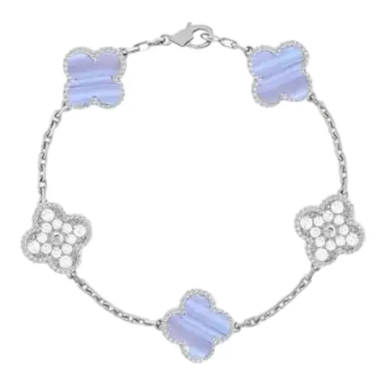 Van cleef Bracelet - White Gold Purple Diamonds