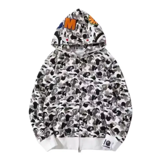 BAPE Full Zip Hoodie - tenth anniversary ink painting