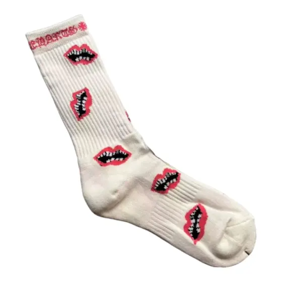 Chrome Hearts Socks - Red lip style