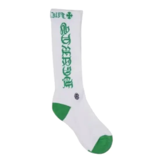 Chrome Hearts Socks - Green Letter style