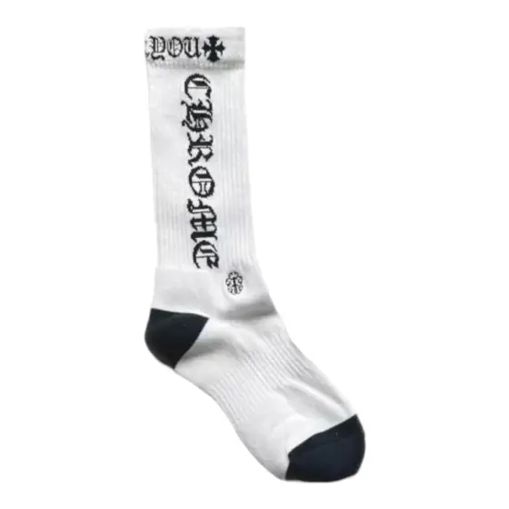 Chrome Hearts Socks - Black Letter style