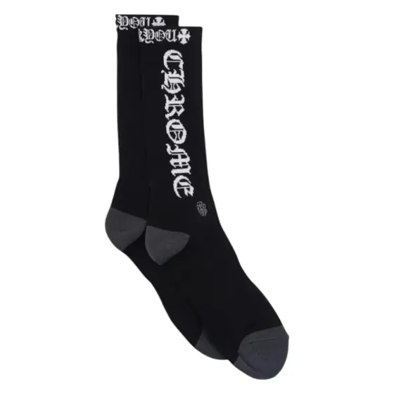 Chrome Hearts Socks - White Letter style