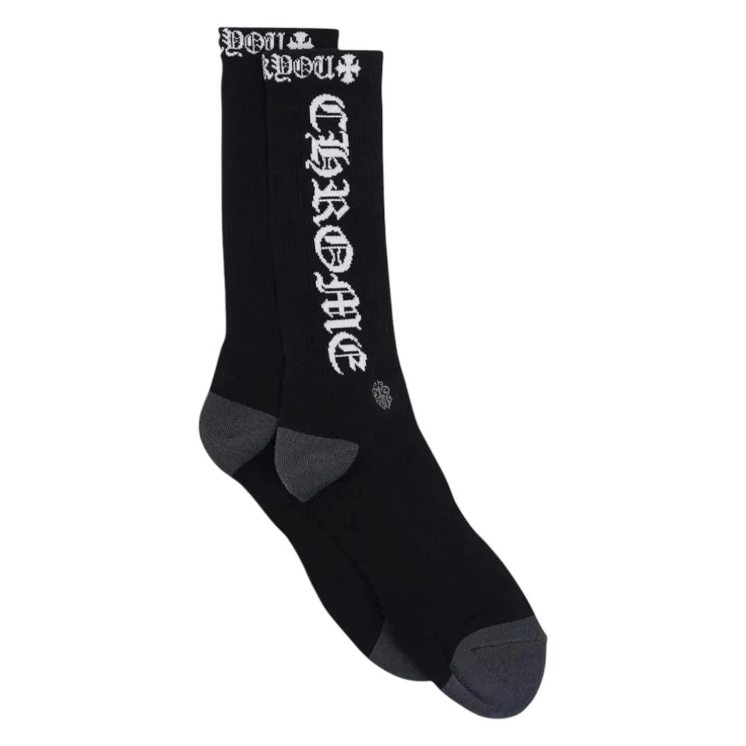 Chrome Hearts Socks - White Letter style