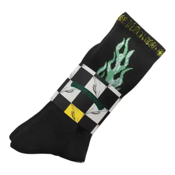 Chrome Hearts Socks - Black Flame