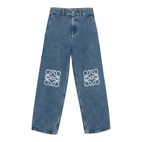LOEWE Anagram Jeans - Dark Blue