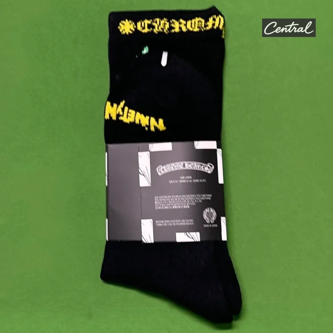 Chrome Hearts Socks - Black Flame