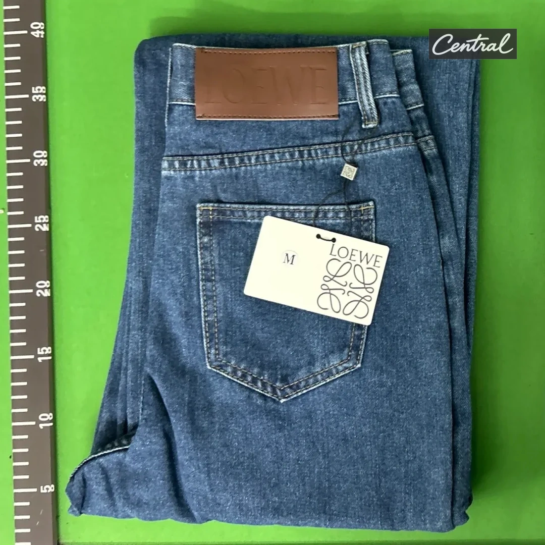 LOEWE Anagram Jeans - Dark Blue