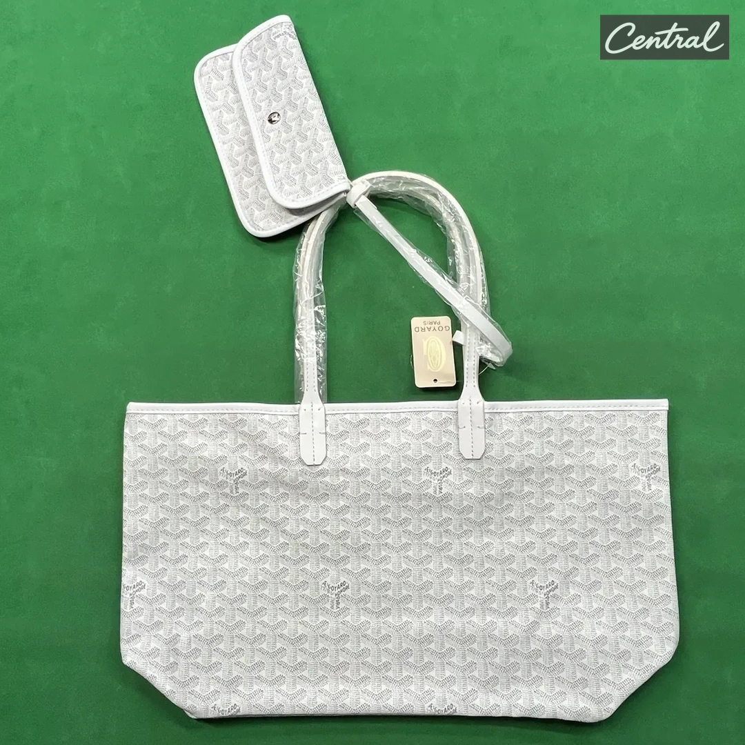 Goyard Saint Louis PM Bag - white