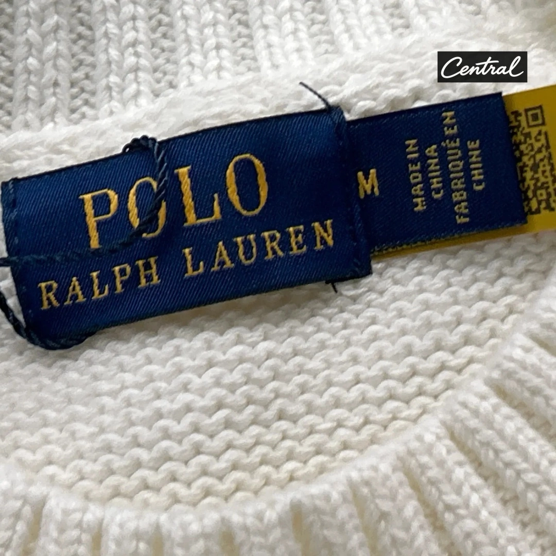 Ralph Lauren Knitted Sweater - Women White Pink